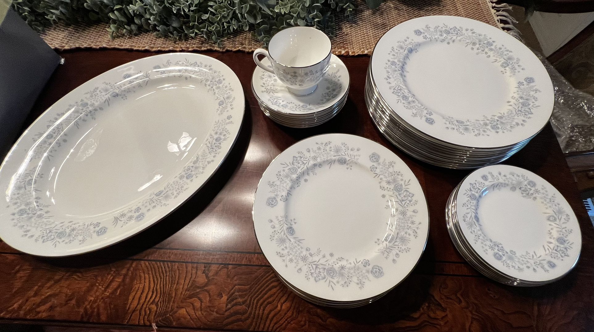 Wedgwood China Service For 8 w/Serving Platter