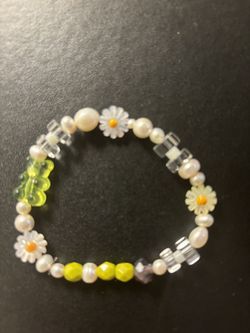 Unisex Stretch Pearl Bracelet