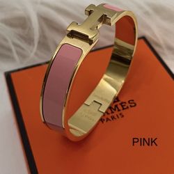 H Gold Bracelet/ Titanium Steel Gold Bracelet 