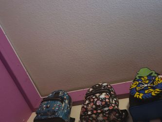 Loungefly backpack with wallets