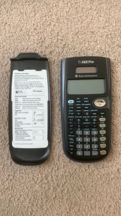 Texas instruments, 36X pro scientific calculator