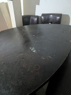 Table and chairs