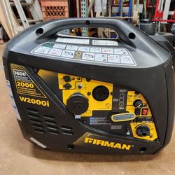 Firman W2000i – 2000-Watt Inverter Generator, Quiet & Portable
