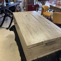 Pottery Barn Dupree Rectangular Storage Coffee Table - 26” x 48”  - Retail: $1750