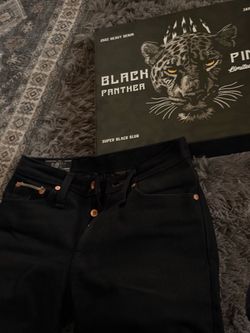 Black Panther 25oz Heavy Denim Jeans Limited Edition