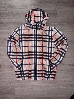 Burberry design jacket zip up size M