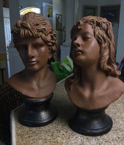 Mug or ceramic statues