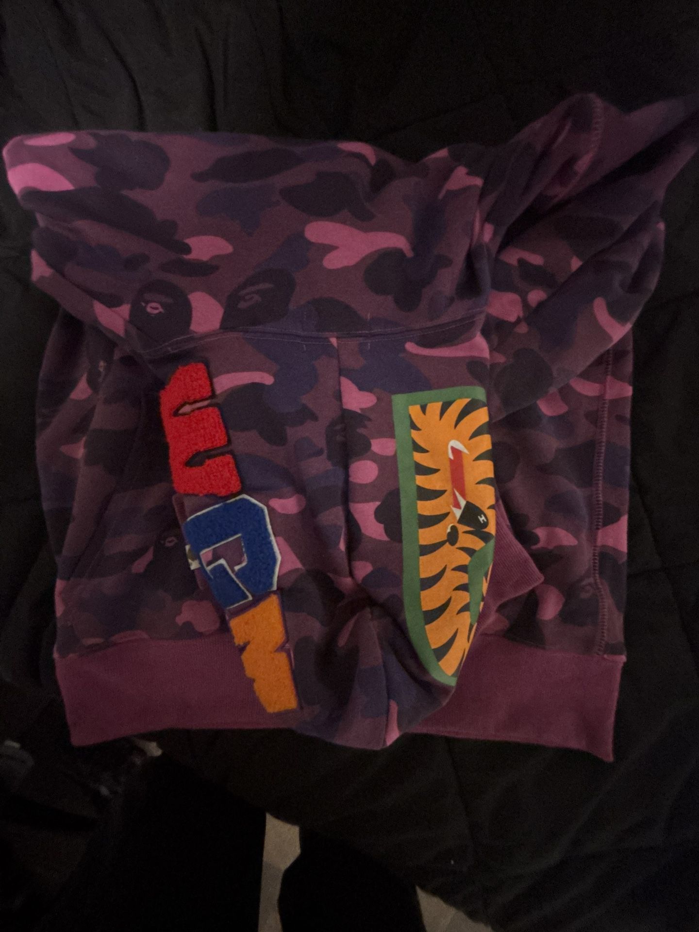 PURPLE BAPE HOODIE