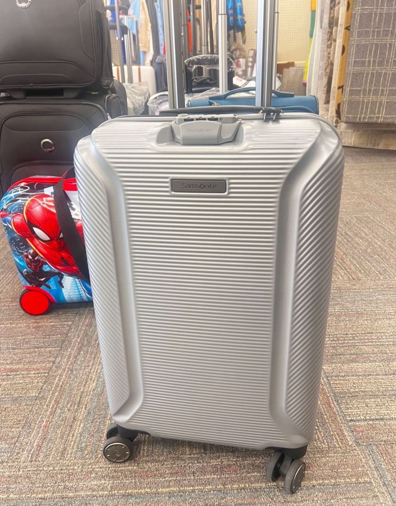 Samsonite Element Hardside Luggage Carry On , Silver, New