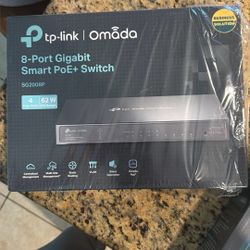TP- Link Omada 8 Port Poe+ Switch