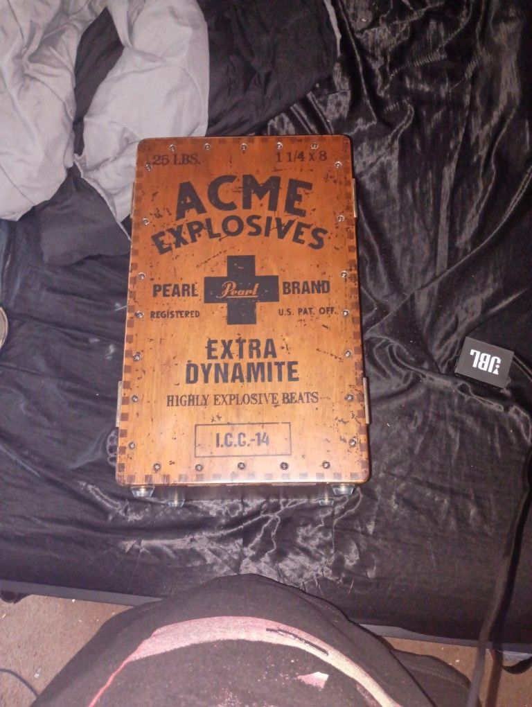 Acme Explosives Pearl Cajon Drum