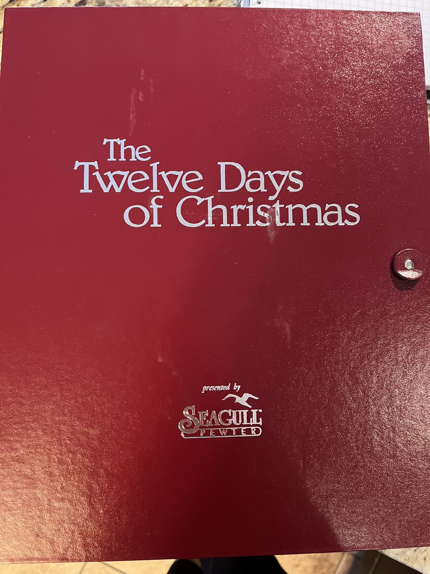 Seagull Pewter 12 Days Of Christmas Ornaments