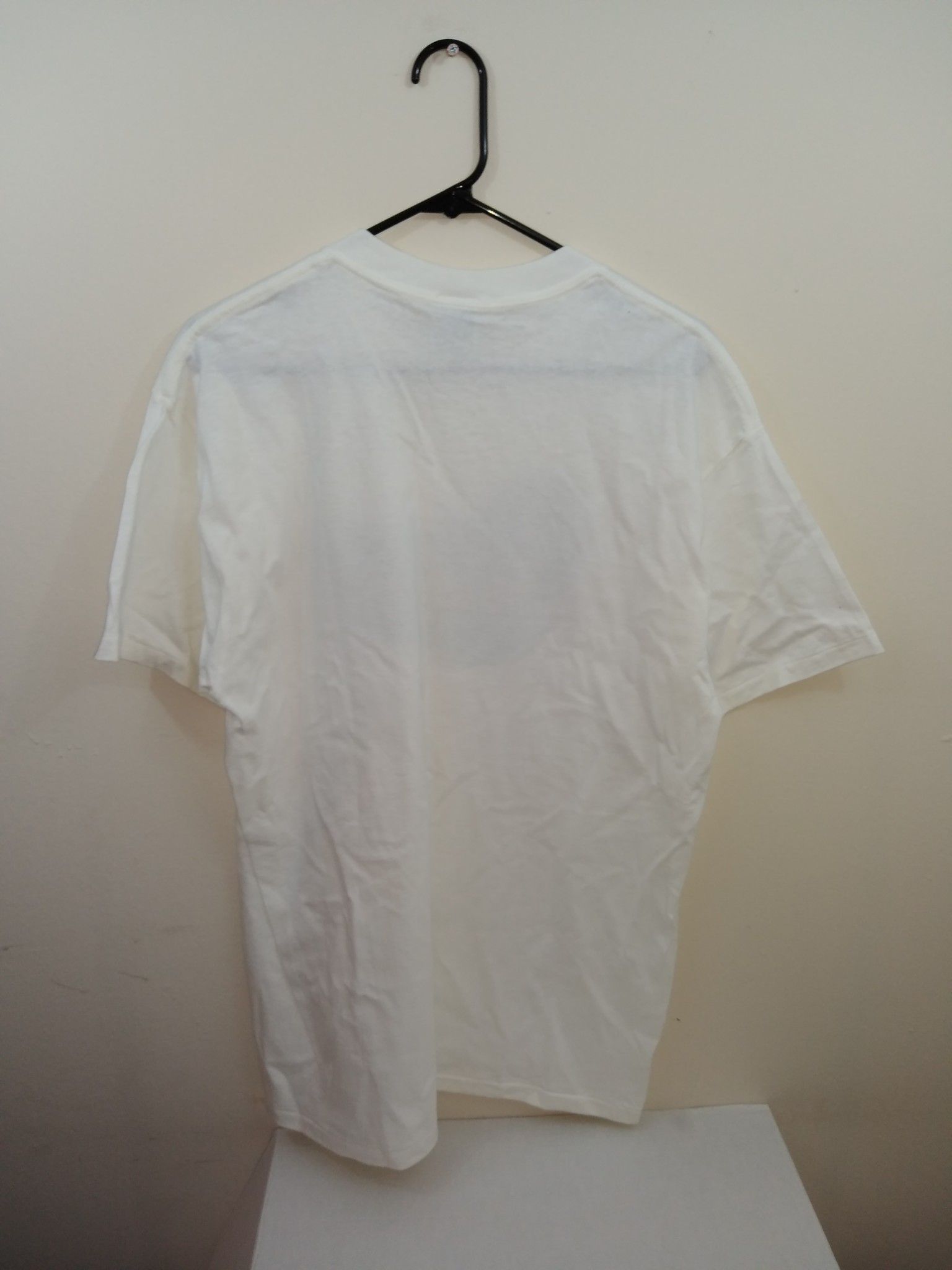 Women's L Vtg fossil graphic white t-shirt