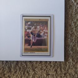 Barry Bonds Rookie Card