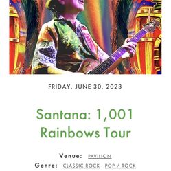 Santana Concert At Ravinia FRIDAY NIGHT SOLD OUT (6 Available GA LAWNS )