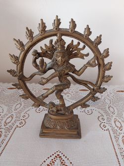Brass Dancing Shiva