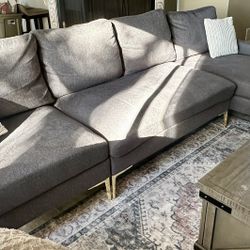 Wayfair L-Shaped Sectional couch 