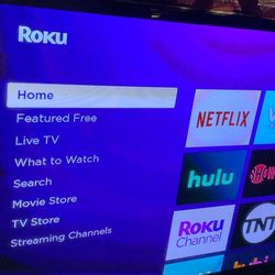 60 In LG Tv With Roku Plug In