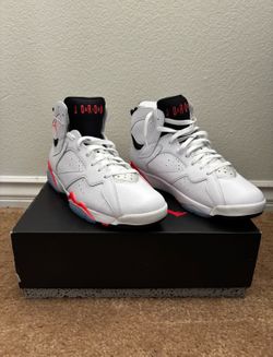 Air Jordan 7 retro white/Crimson black