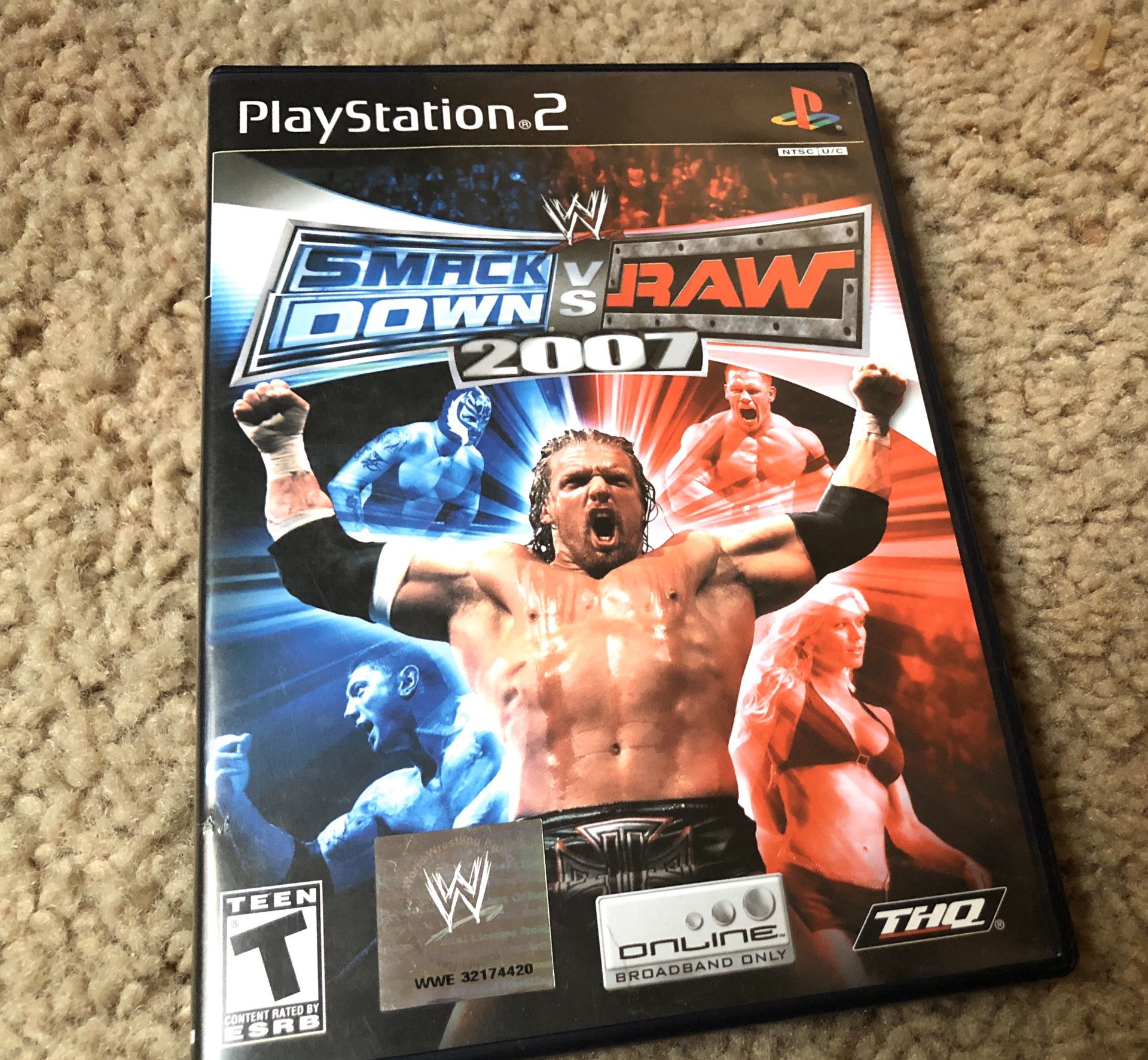 Smackdown vs Raw 2007 PlayStation 2 Complete