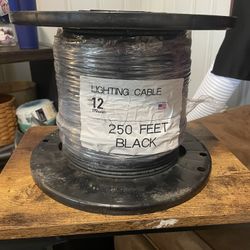 Regency Wire - 12 Gauge Low Voltage - 250 Ft Black 