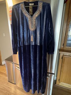 Velvet Arabian Dress New Size XL
