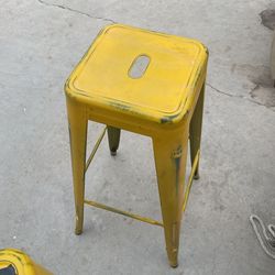 Industrial Metal Stool 