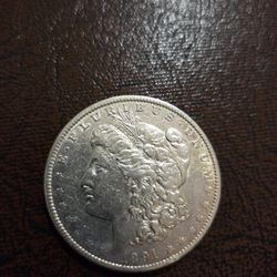 1891 Morgan Silver Dollar 
