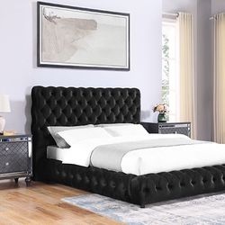Black Queen Bed Frame