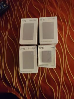 Ring Chime Plus and Chime Bundle – Lot of 4
