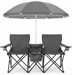 DOALBUN Folding Double Camping Chair