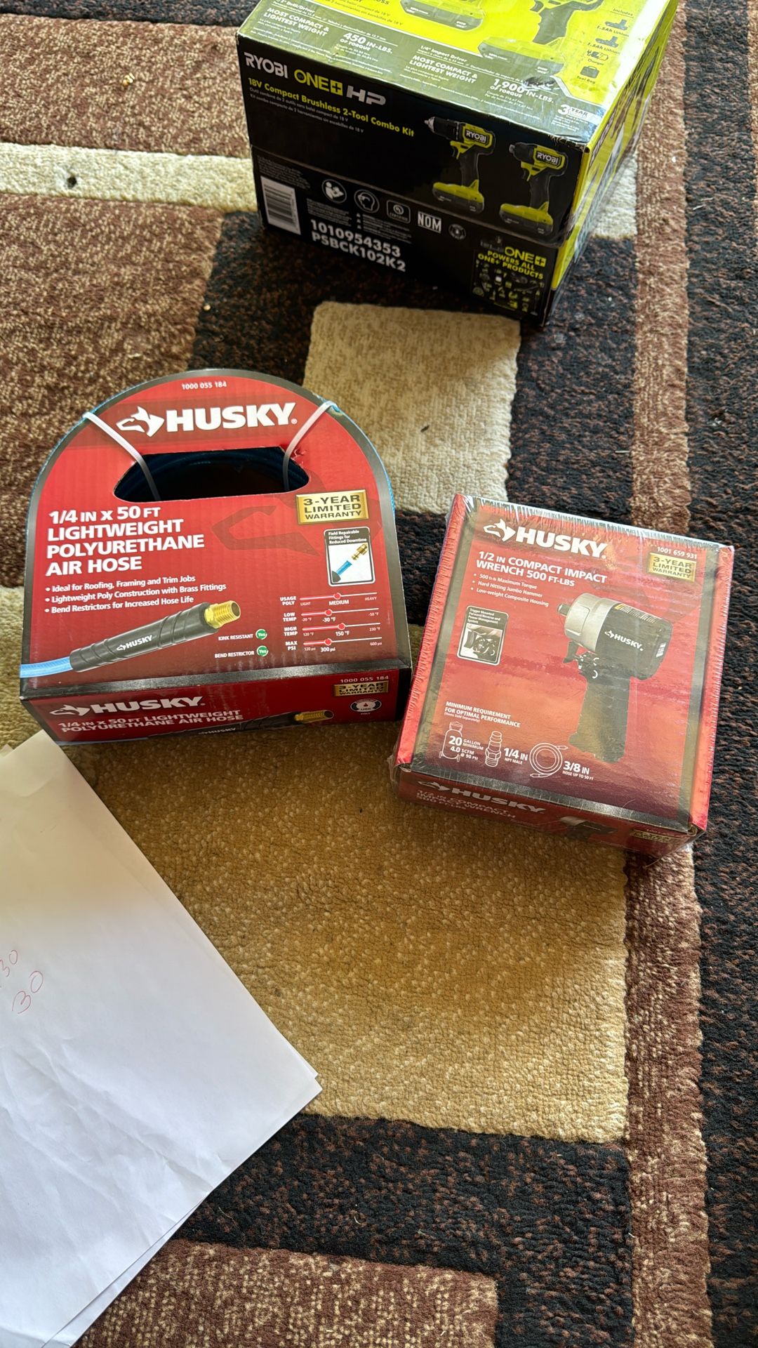 Husky 1/2 Inch Compact Impact Wrench500ft/lbs