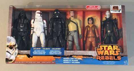 Star Wars Rebels Heroes and Villains Six Pack 12-In Figure Target Exclusive