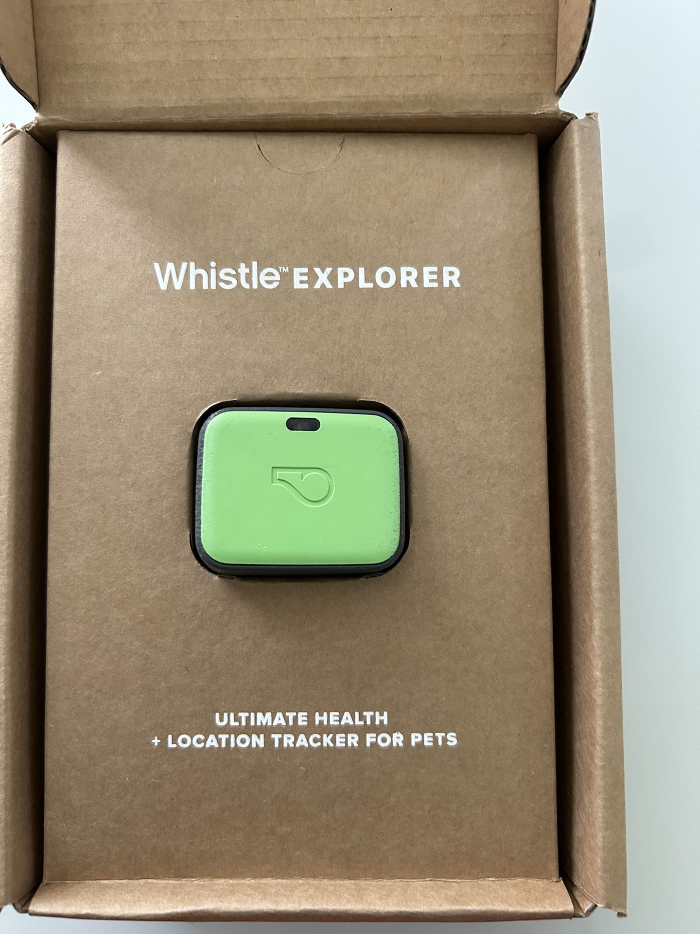 Whistle GO Explore is a pet Health + Location tracker - Green