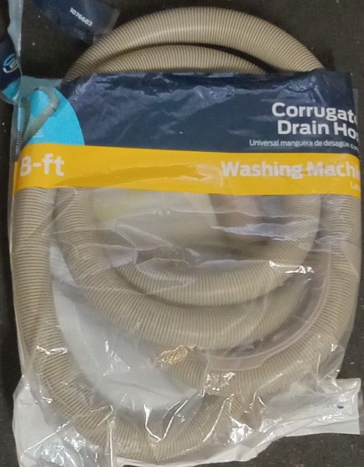 Corrugated Washing Machine Drain Hose 8ft