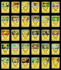 Pokemon 30th Anniversary Celebration Pikachu Holo Card Complete Full Set of 30