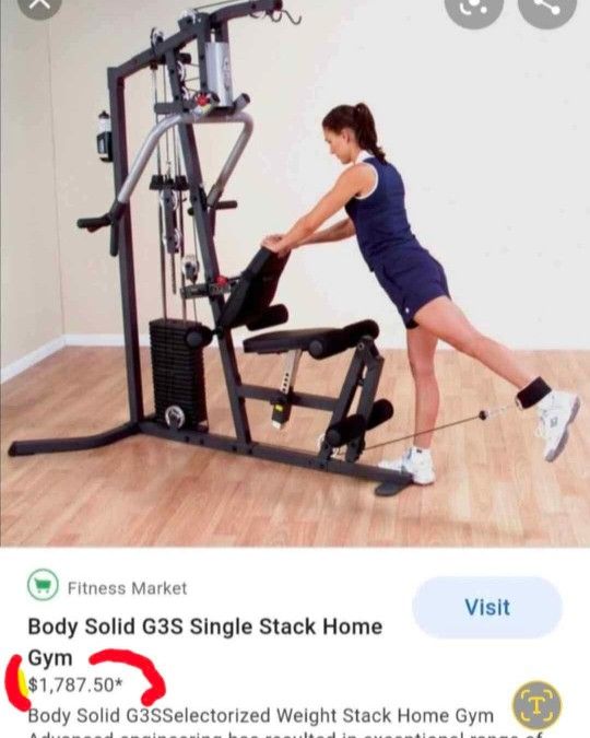 UNIVERSAL GYM EXERCISE MACHINE