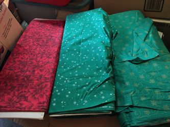 Xmas fabric sold by the yard $3 per yard