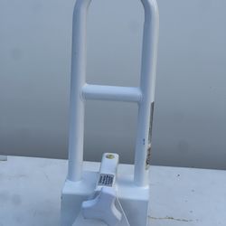Medline Bath Tub Safety Bar Hand Rail Grab Bar MDS86321W White Bathtub Support. Used in good condition with some minor cosmetic blemishes. These blemi