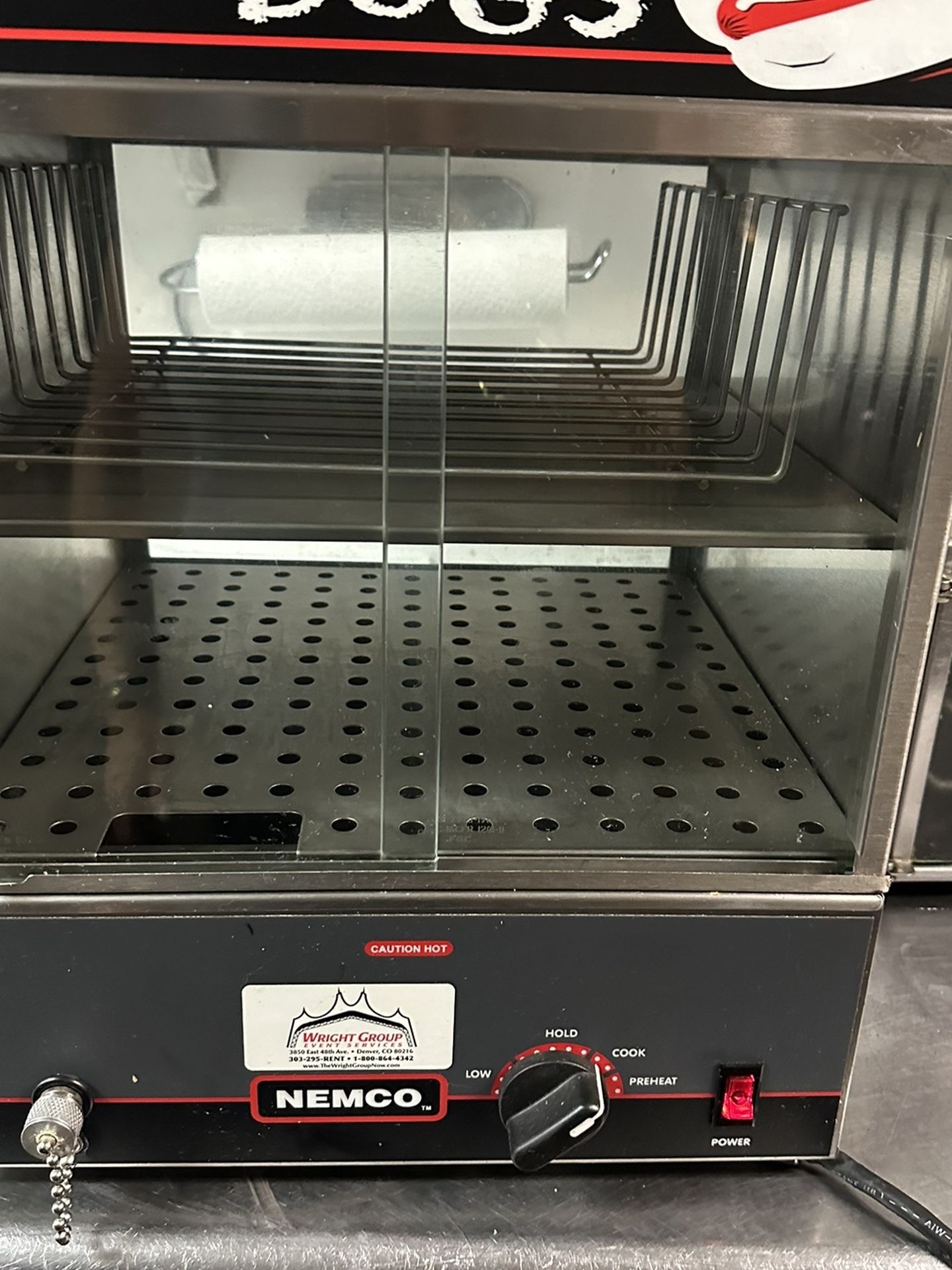 Nemco 8300 13” Hot Dog Steamer