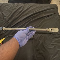 Snap-On Extended Flex Head Ratchet w/ Wheel Sockets