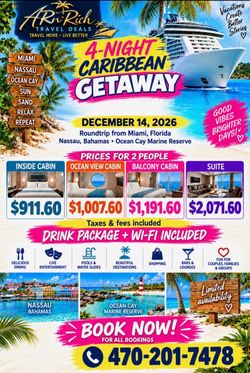 4-Night Caribbean Cruise Getaway – Dec 2026