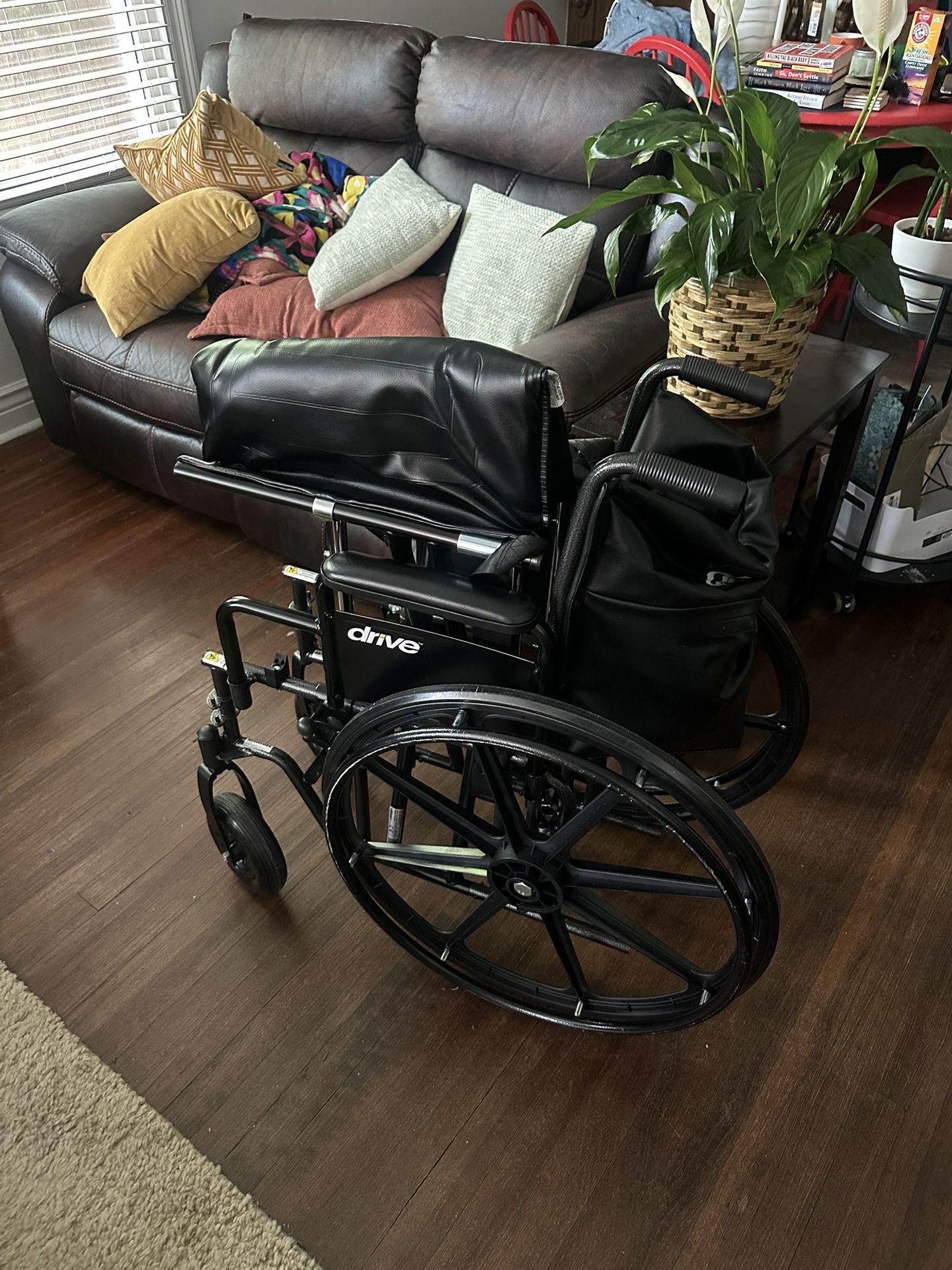 Wheelchair With Feet Holders