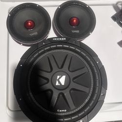 Speaker 6.5 And 10in Sub For Sale