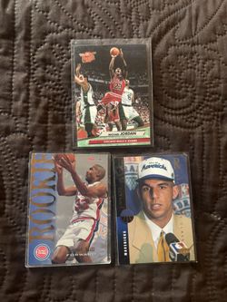 Basketball Cards NBA Michael Jordan, Grant Hill Rookie, Jason Kidd Rookie