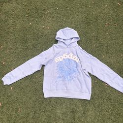 Blue sp5der hoodie