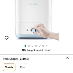 Papablic Baby Bottle Electric Steam Sterilizer and Dryer