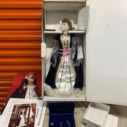 1983 Edition House of FABERGE EMPRESS Alexandra Czarina Porcelain Doll Limited