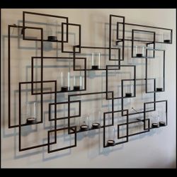 Crate & Barrel Circuit Wall Candle Holder