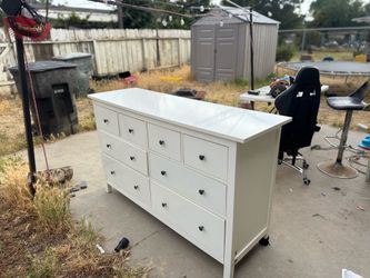 White dresser